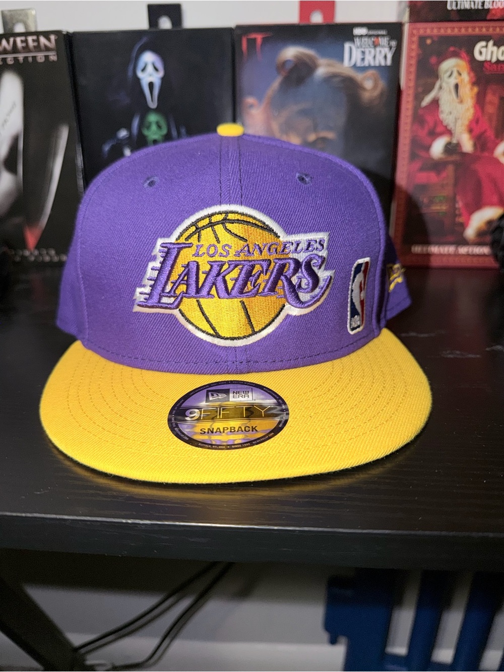 New Era Kids Los Angeles Lakers Purple & Yellow Snapback